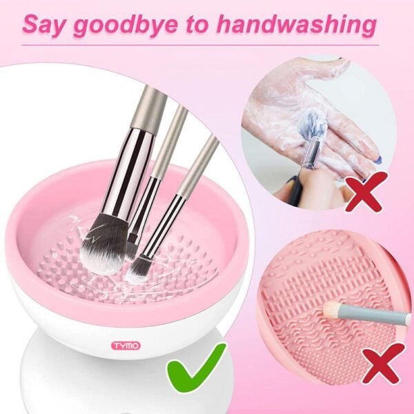 Electric Makeup Brush Cleaner Machine Gentle And Efficient Cleaning USB Powered Electric Scrubber Makeup Supply - Image 8