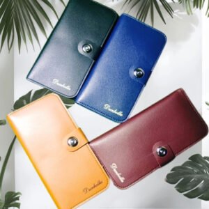 Dunbollu Slim Long PU Leather Wallet For Men With Zip - Card Holder Gents Wallet's | Best Quality Wallet For Men | Men's Wallet - Random Color