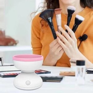 Electric Makeup Brush Cleaner Machine Gentle And Efficient Cleaning USB Powered Electric Scrubber Makeup Supply