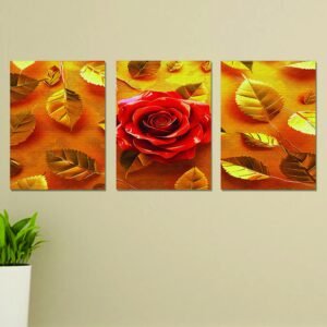 Set of 3 Wall Art Wooden Phototile Frames for Wall Decor