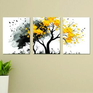 Set of 3 Wall Art Wooden Phototile Frames for Wall Decor