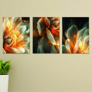 Set of 3 Wall Art Wooden Phototile Frames for Wall Decor