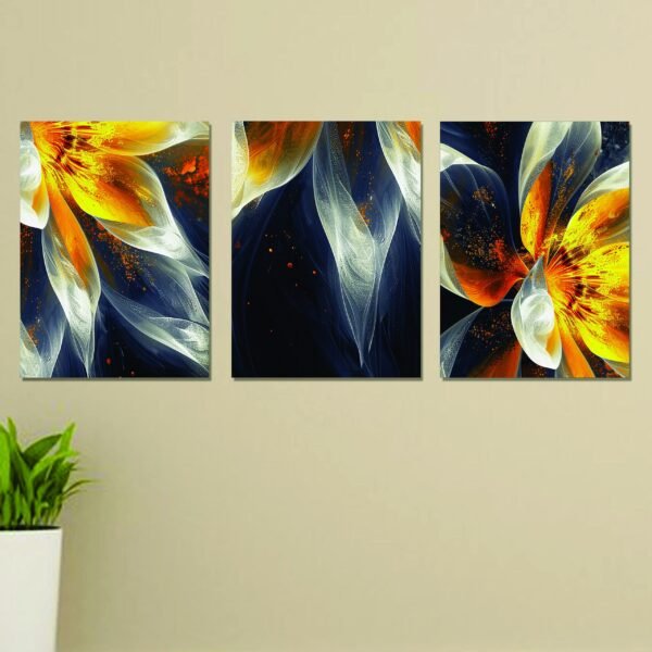 Set of 3 Wall Art Wooden Phototile Frames for Wall Decor