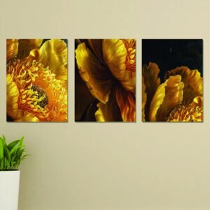 Set of 3 Wall Art Wooden Phototile Frames for Wall Decor