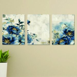 Set of 3 Wall Art Wooden Phototile Frames for Wall Decor
