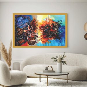 Loh-e-Qurani Islamic Painting Wall Art Photo Tile Frame
